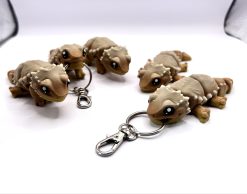 Baby Bearded Dragon Articulated Models and Keyrings